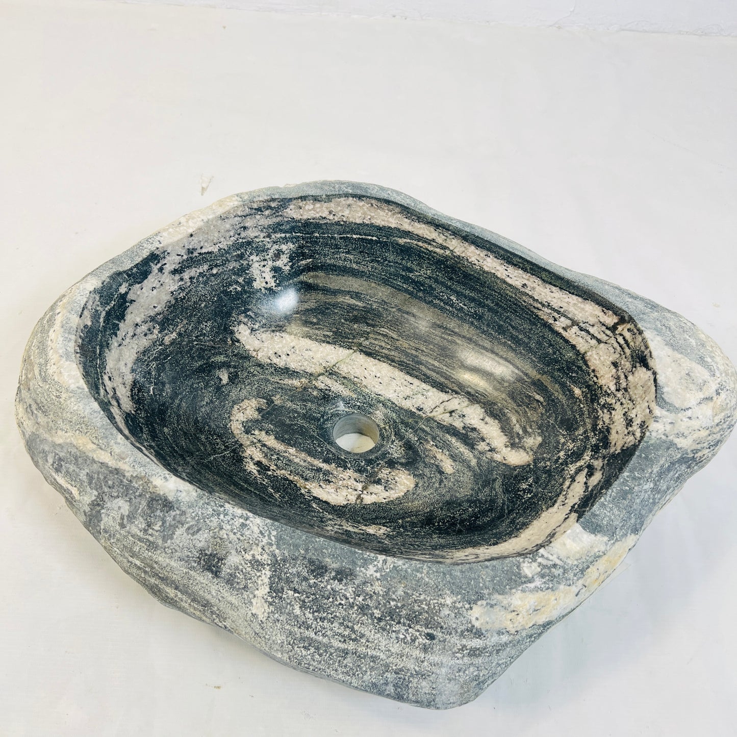 Velour Wave Sink -  River Stone