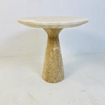 Axis Side Table - Travertine