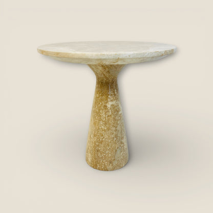 Axis Side Table - Travertine