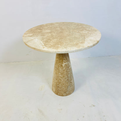 Axis Side Table - Travertine