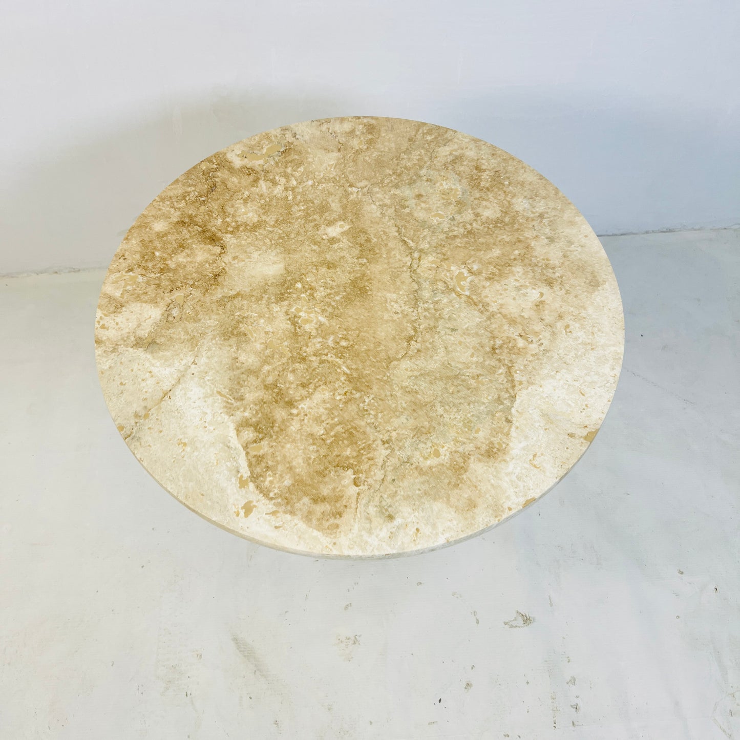 Axis Side Table - Travertine