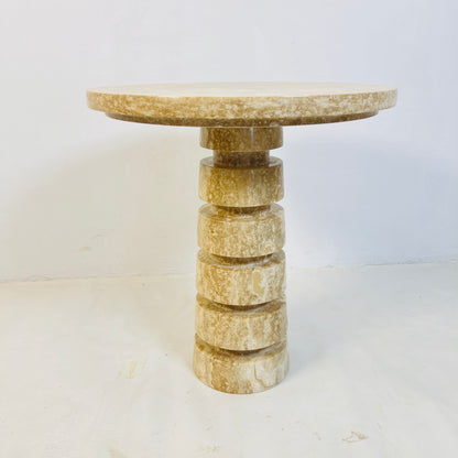 Noir Marble Table - Travertine