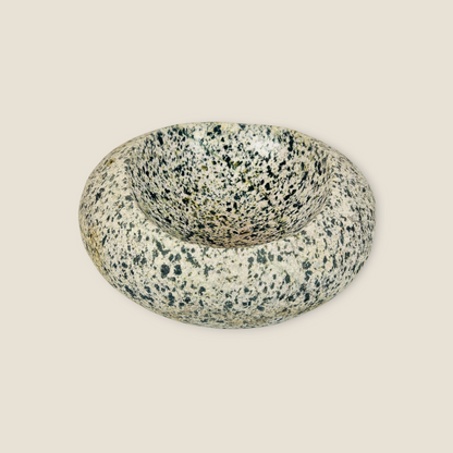 Black Dotted Bowl - Riverstone