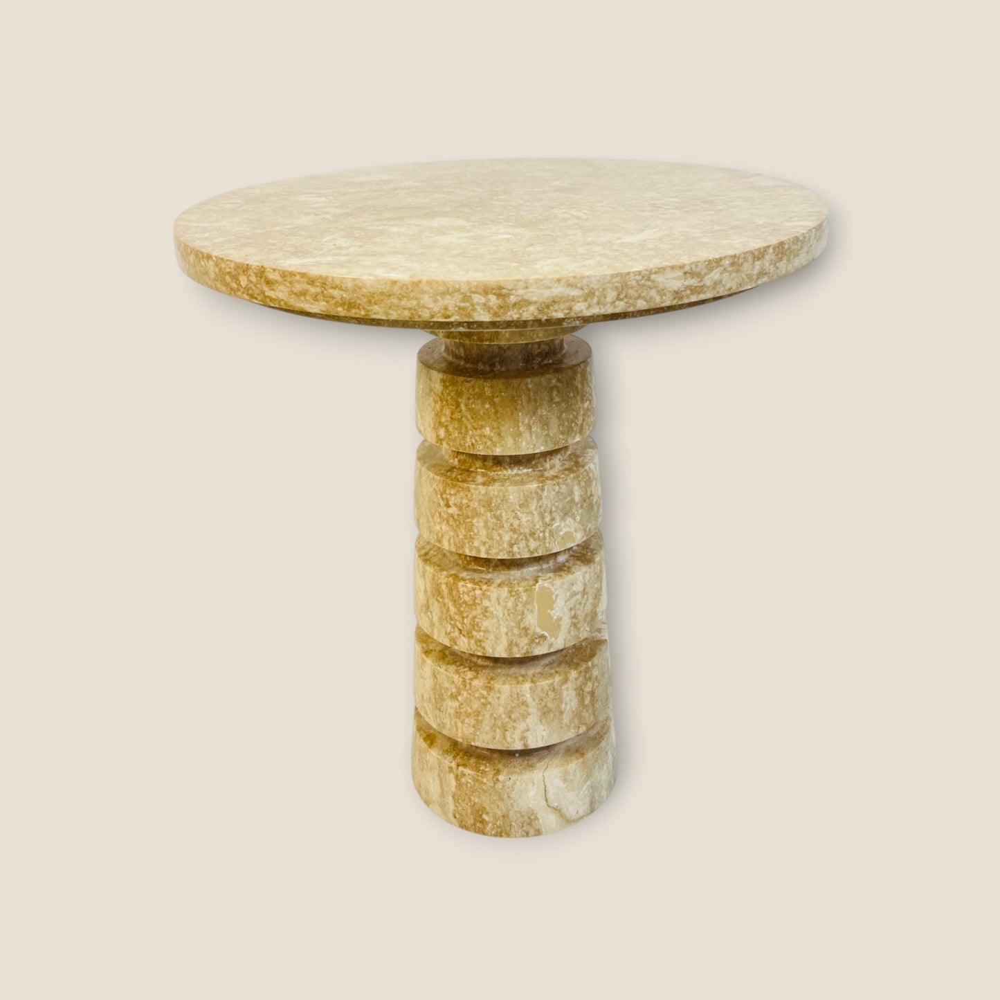 Noir Marble Table - Travertine