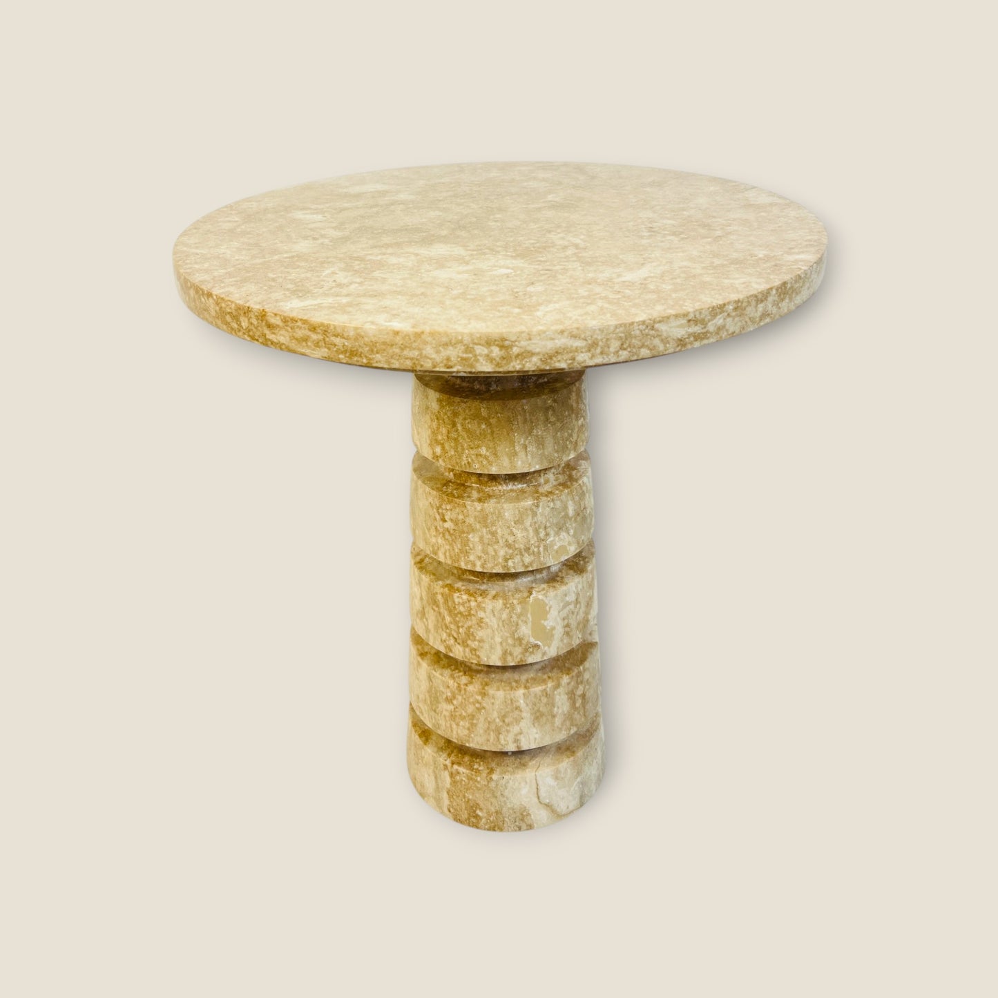 Noir Marble Table - Travertine