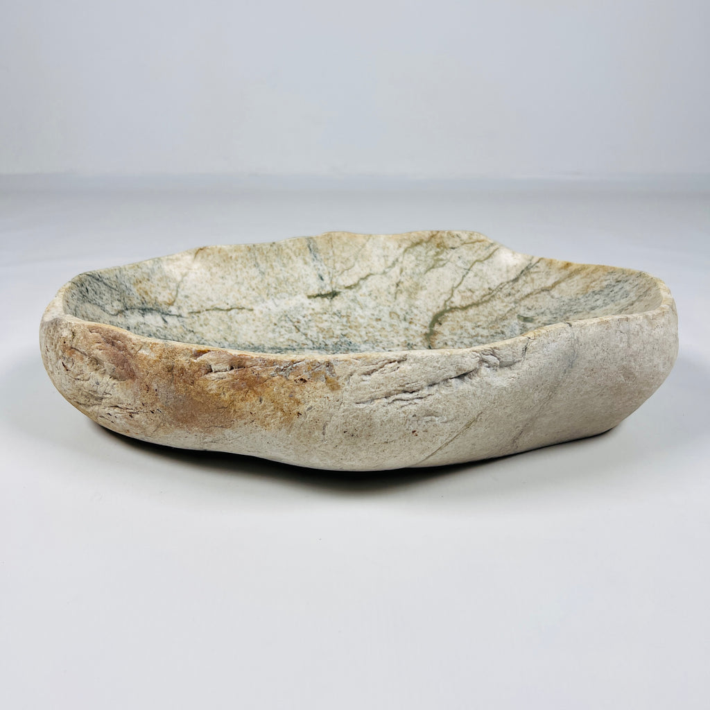 Cream Riverstone Bowl