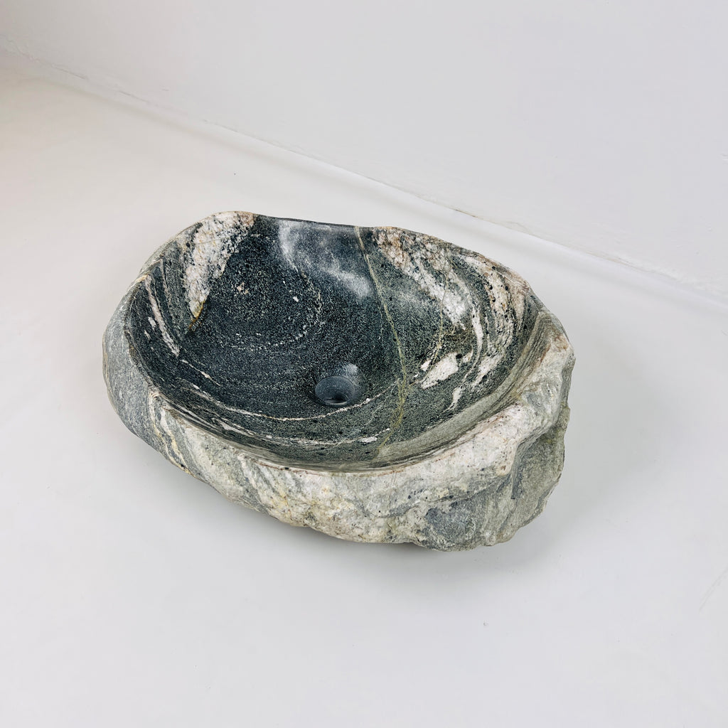 Glacier Drift River Stone Sink