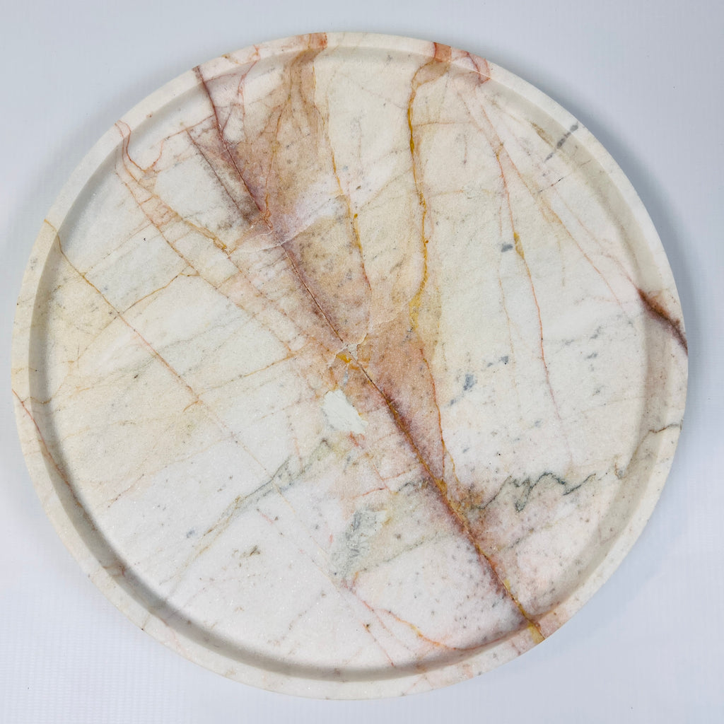 Red Veined Plate