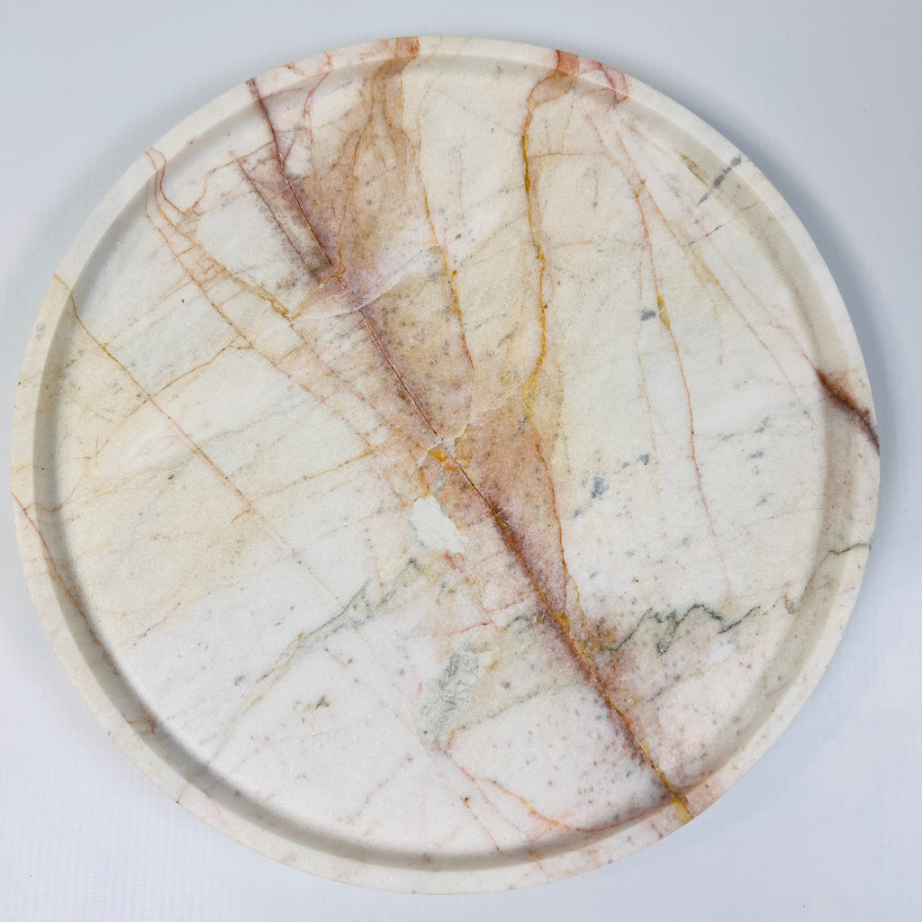 Red Veined Plate