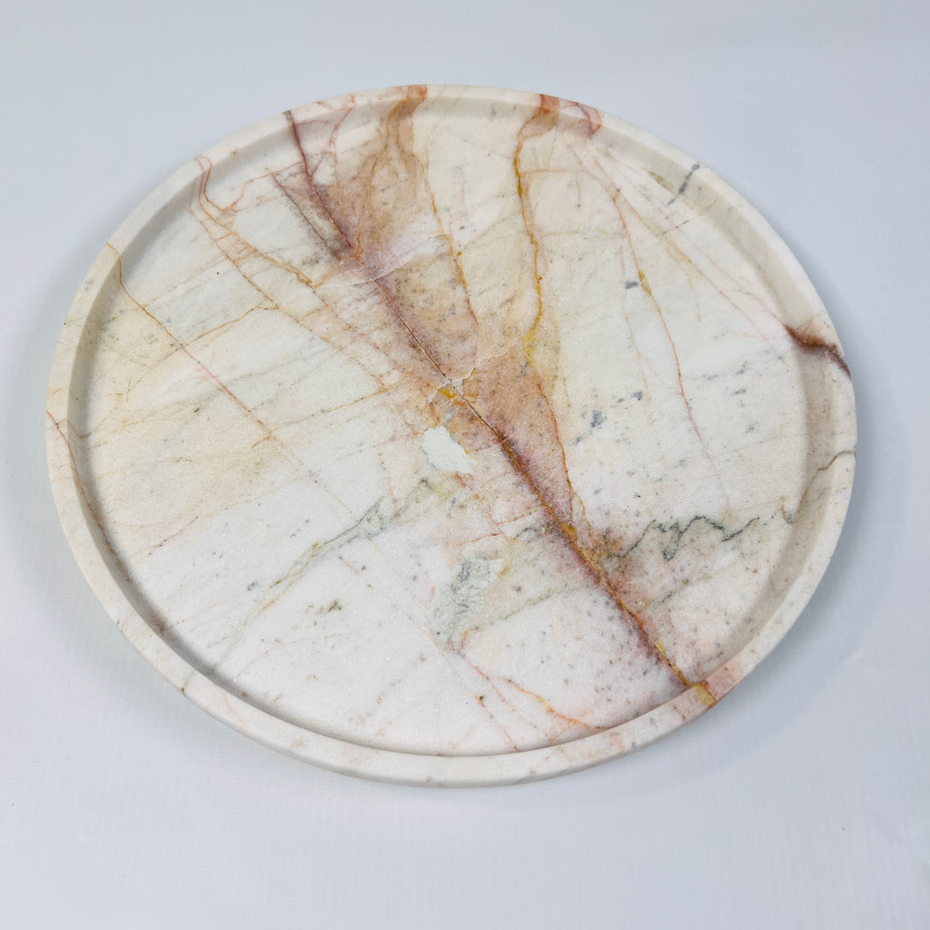 Red Veined Plate