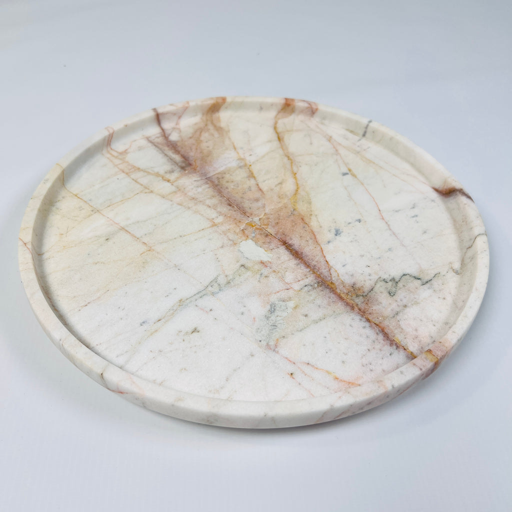 Red Veined Plate