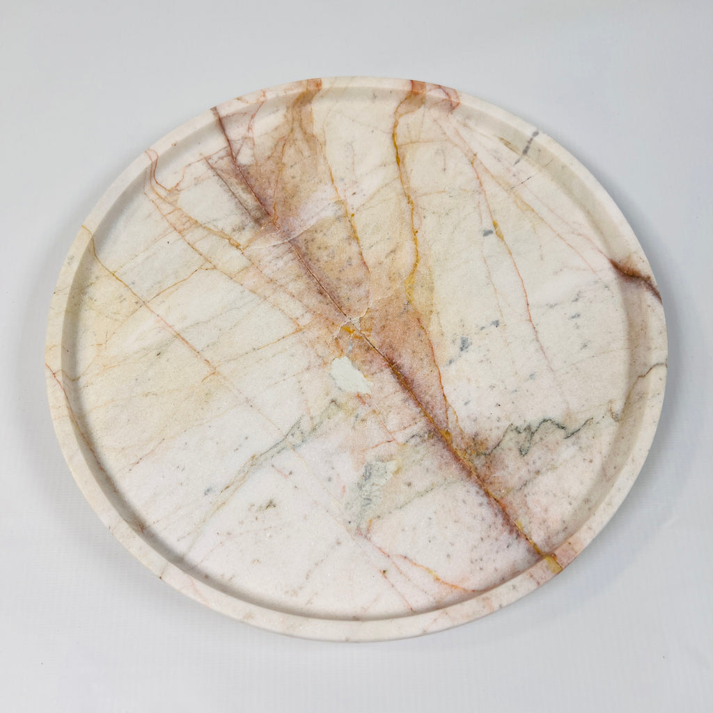 Red Veined Plate