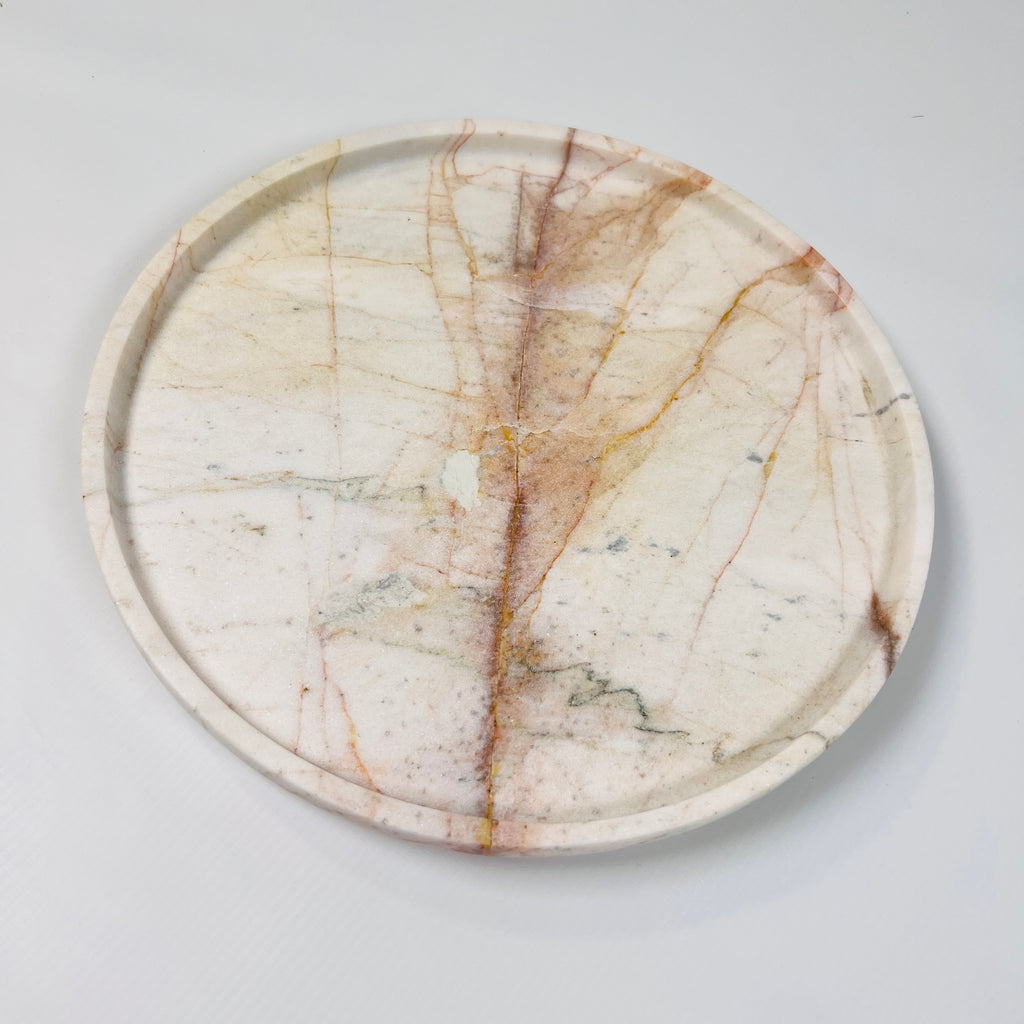 Red Veined Plate