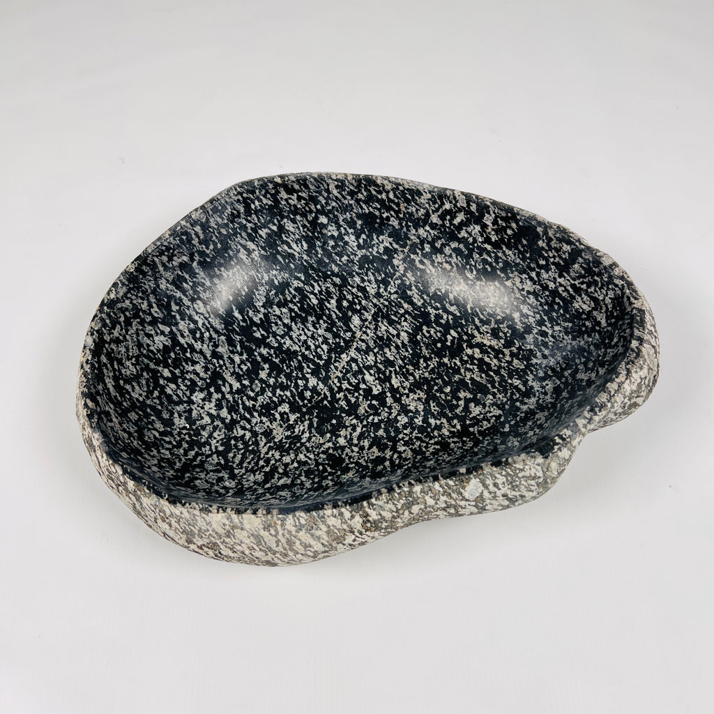 Black With Speckles Riverstone Bowl