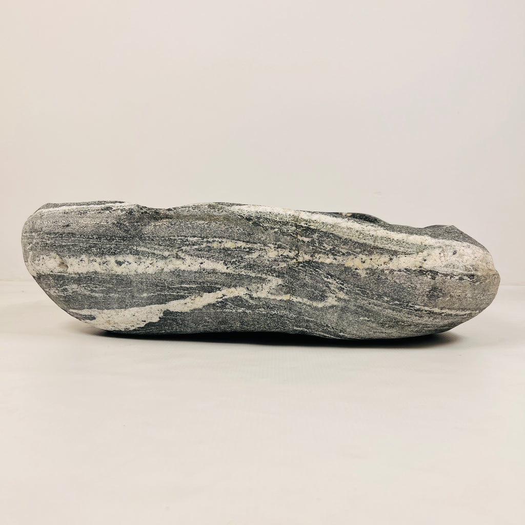 Zebra Swirled River Stone Sink