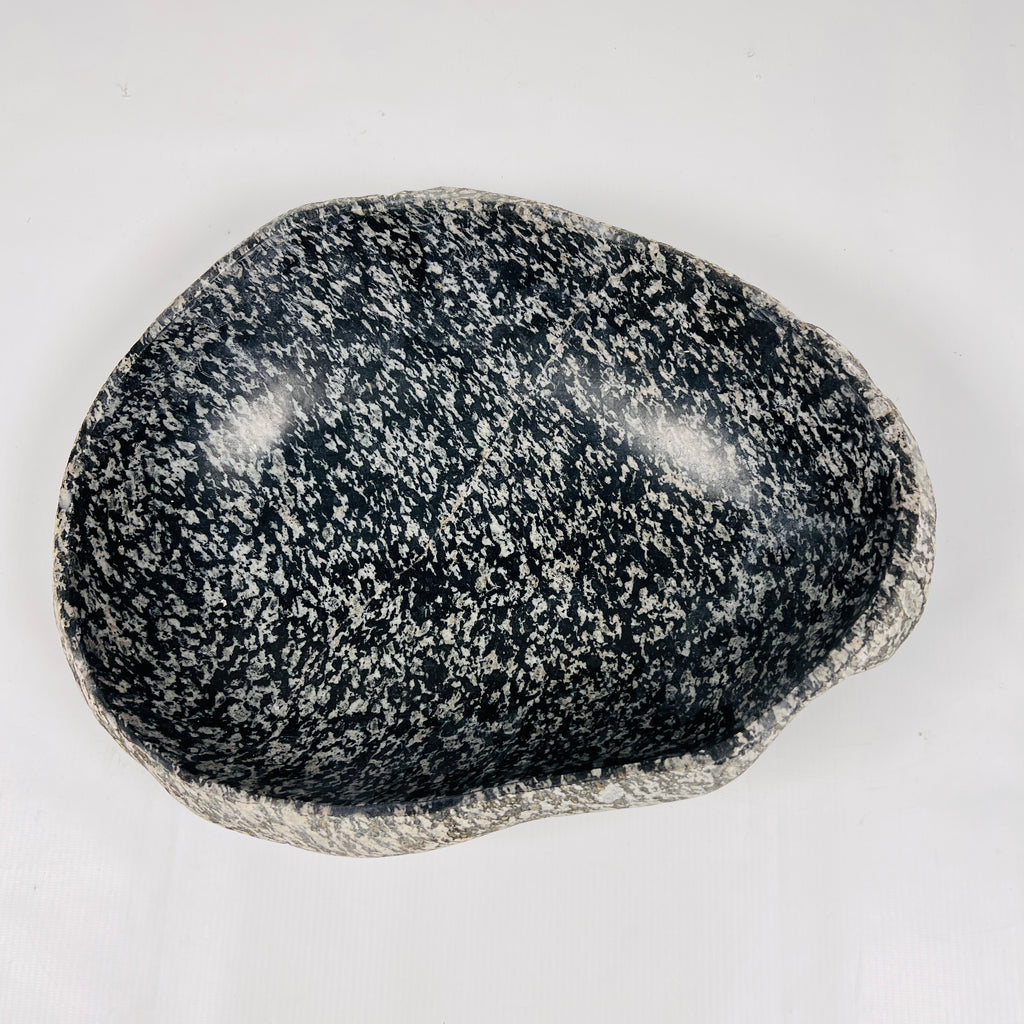 Black With Speckles Riverstone Bowl