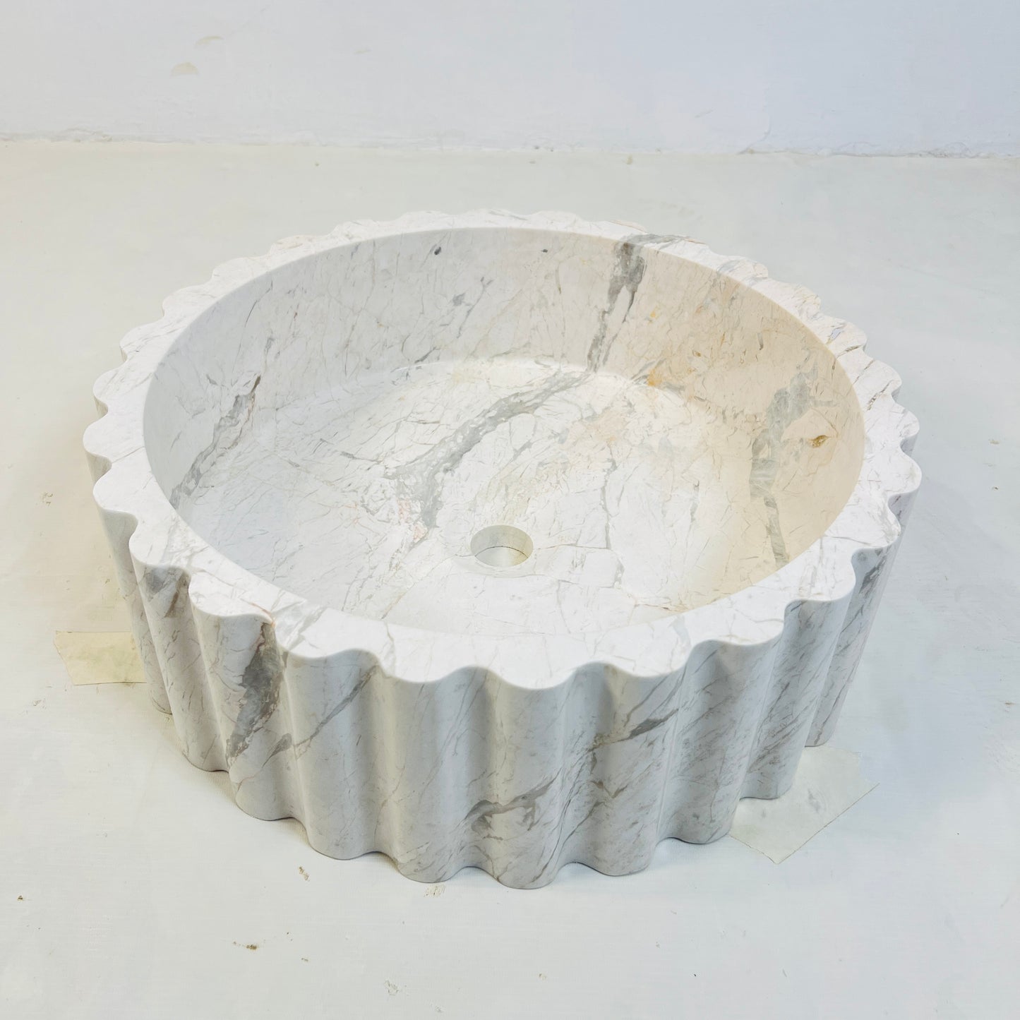Luna Sink - Cheetah White