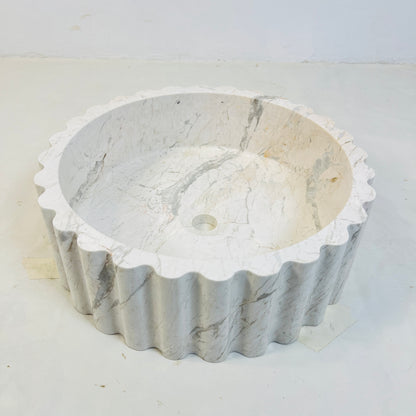 Luna Sink - Cheetah White