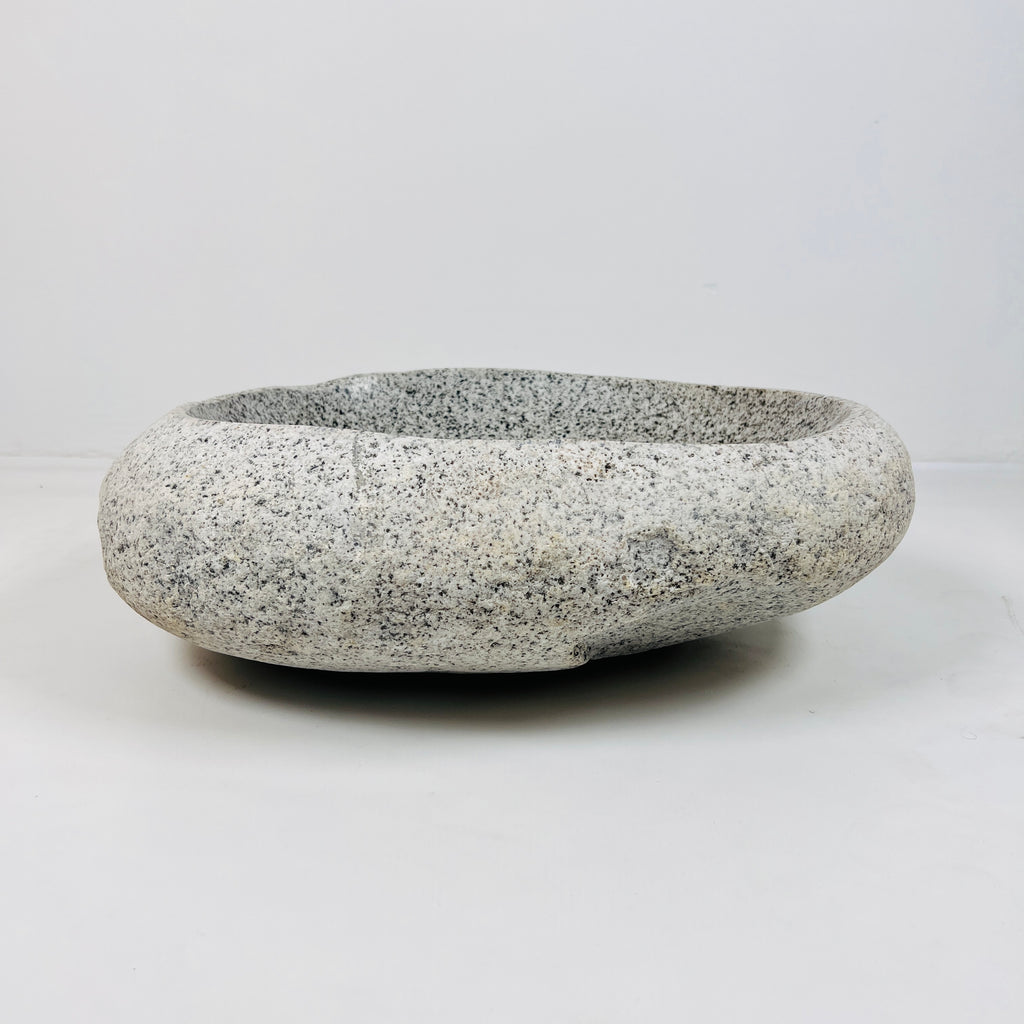 Off white Speckled River Stone Sink