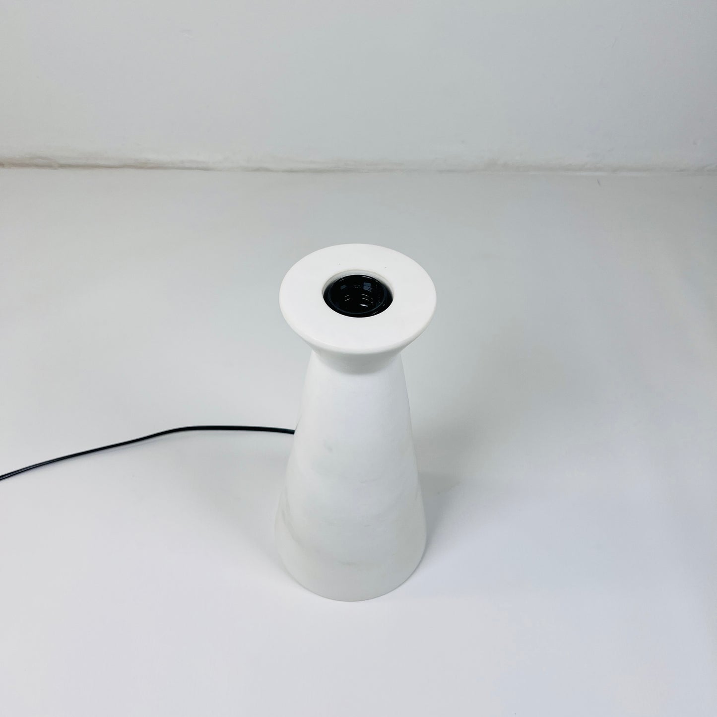 Funnel Table Lamp - White