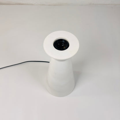 Funnel Table Lamp - White