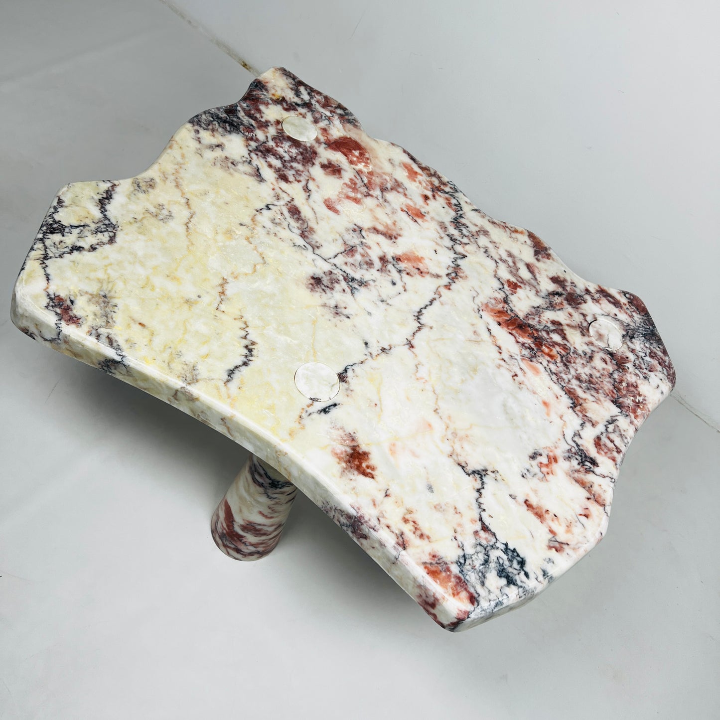 Coffee Table - Red & White