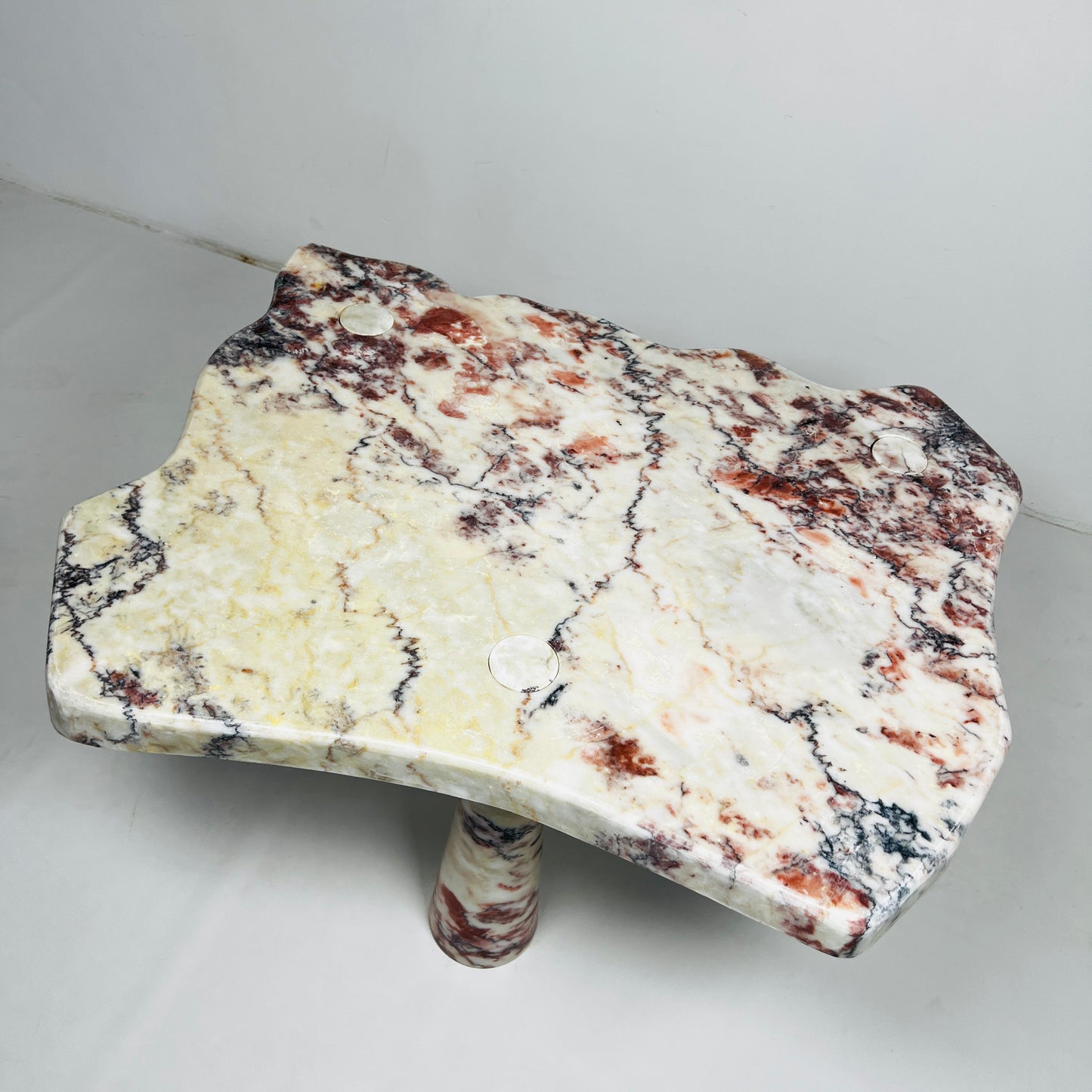 Coffee Table - Red & White