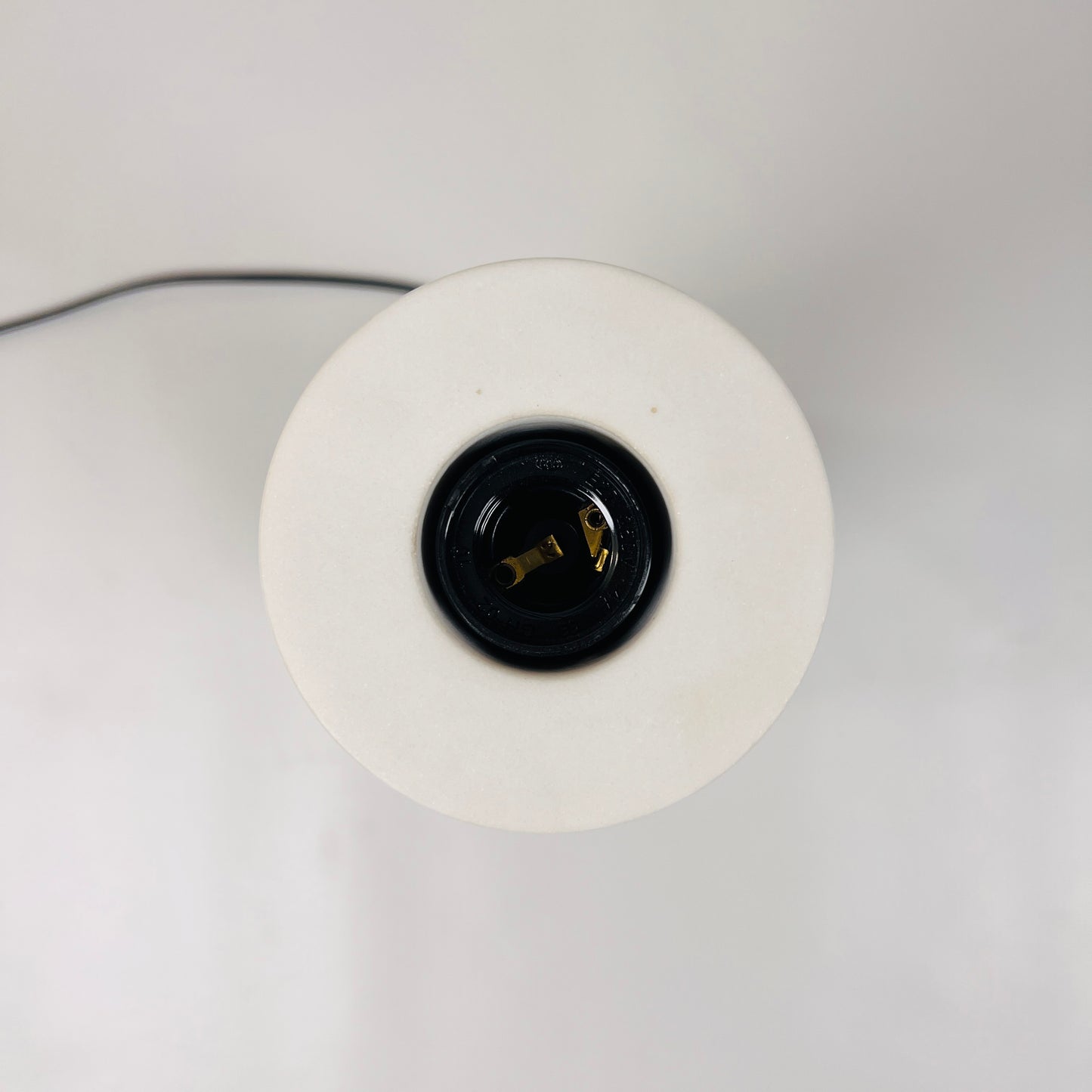 Funnel Table Lamp - White