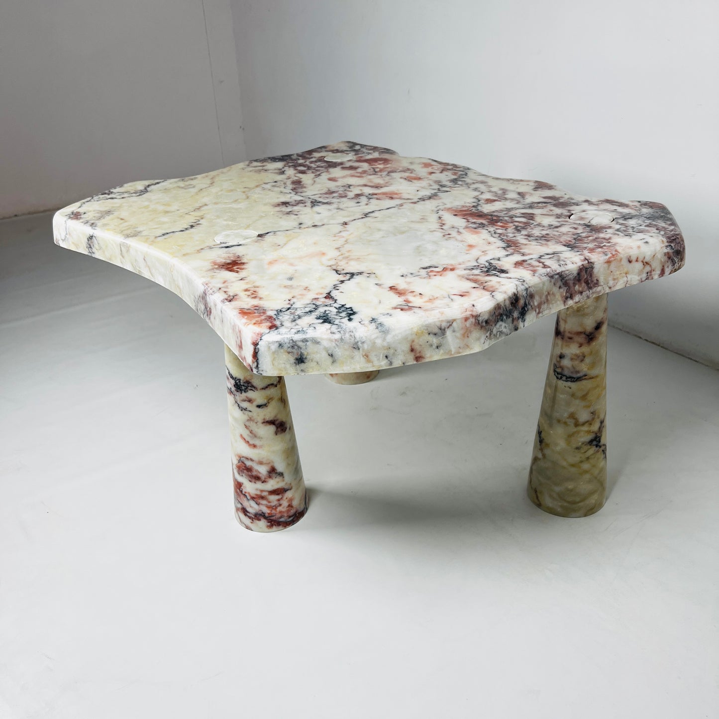 Coffee Table - Red & White