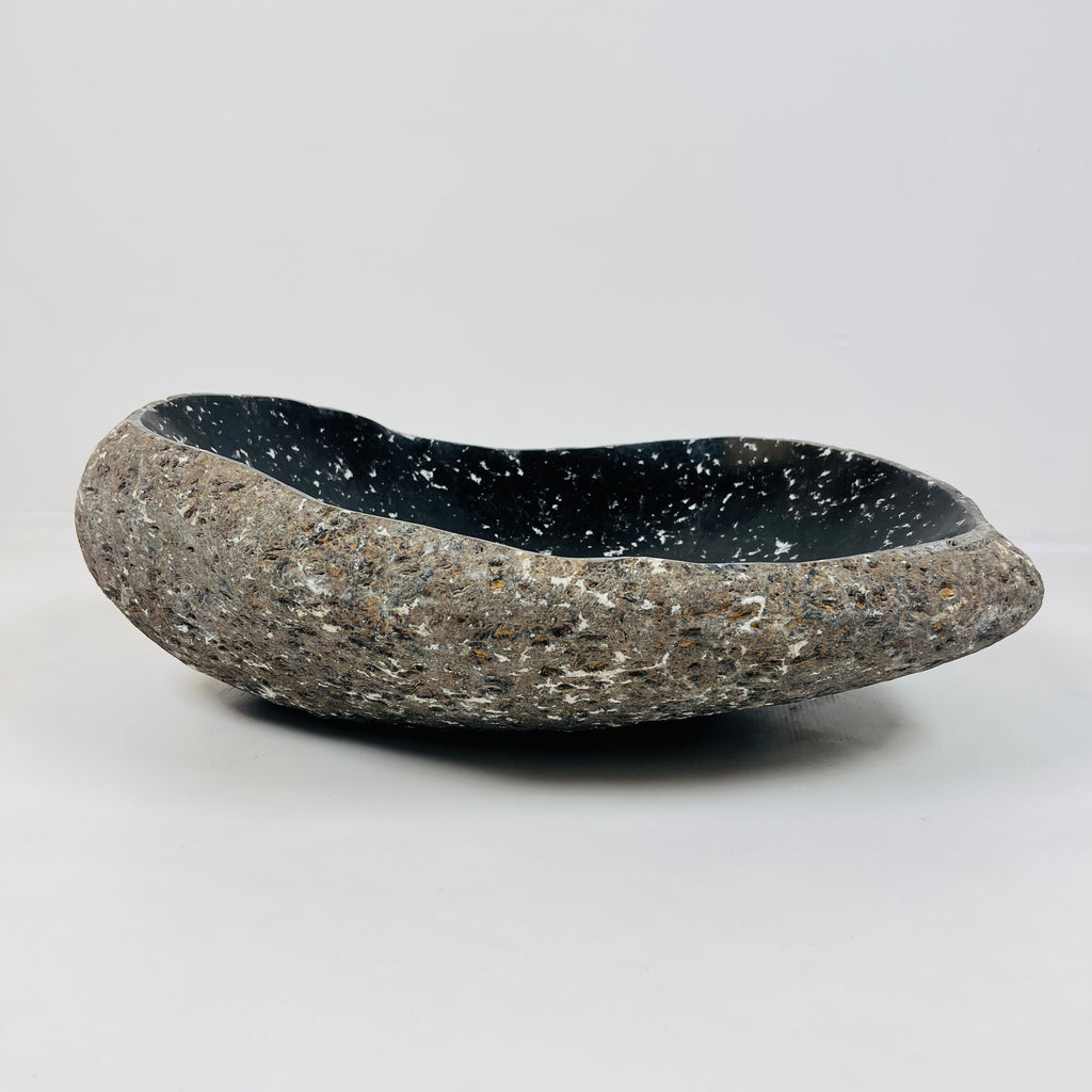 Midnight Specked River Stone Sink