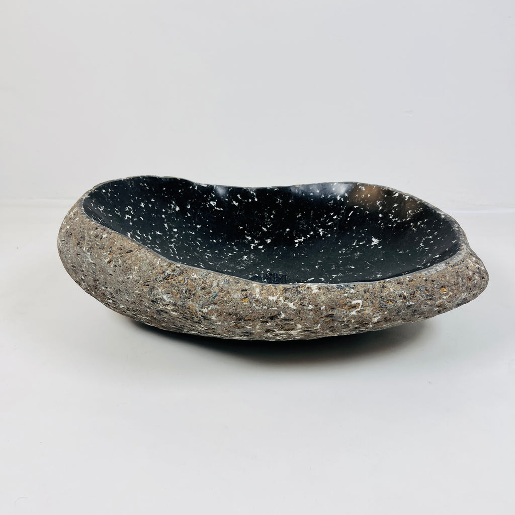 Midnight Specked River Stone Sink