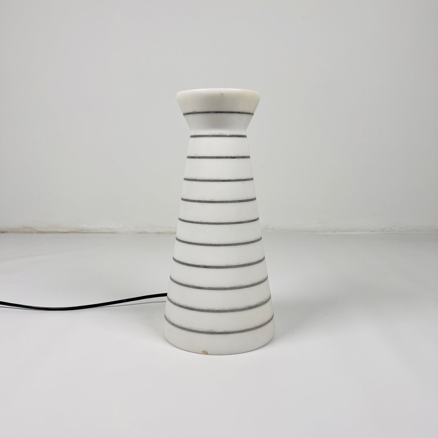 Funnel Table Lamp - Pinstripe