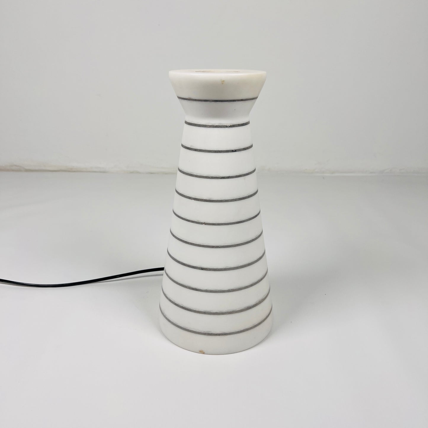 Funnel Table Lamp - Pinstripe