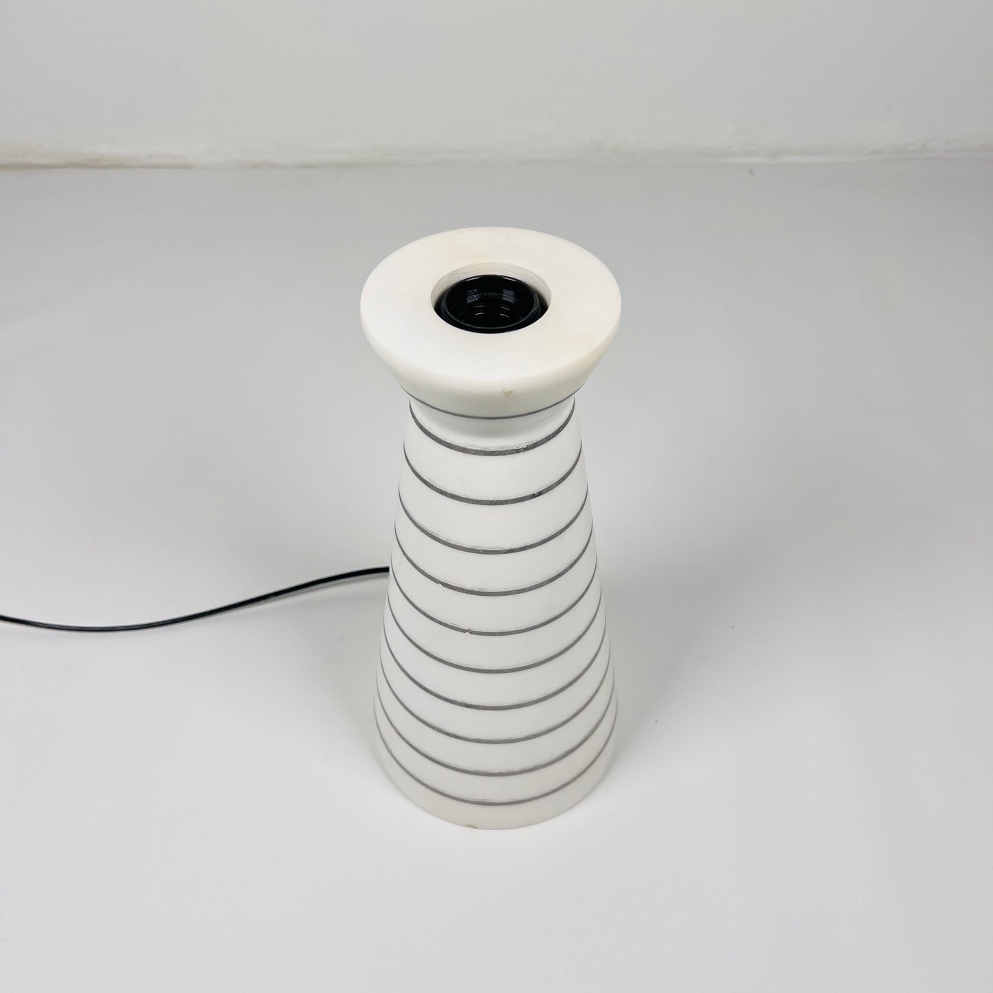Funnel Table Lamp - Pinstripe