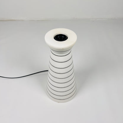Funnel Table Lamp - Pinstripe