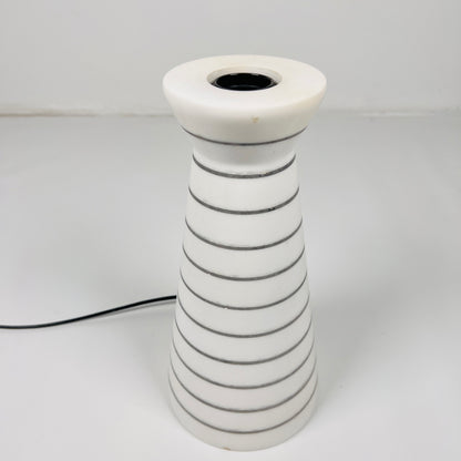 Funnel Table Lamp - Pinstripe