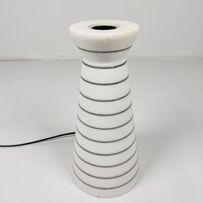 Funnel Table Lamp - Pinstripe