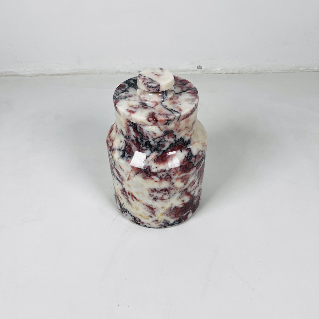 Red and White Jar