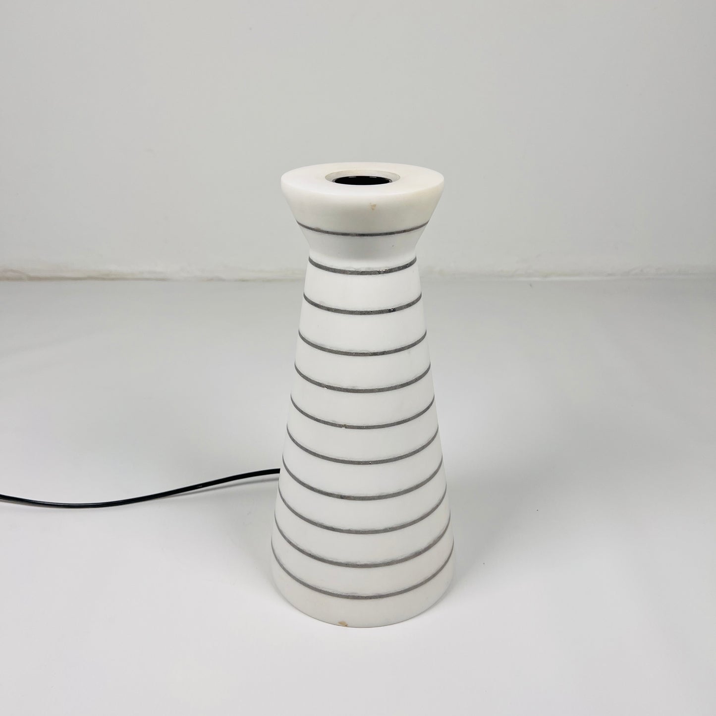 Funnel Table Lamp - Pinstripe