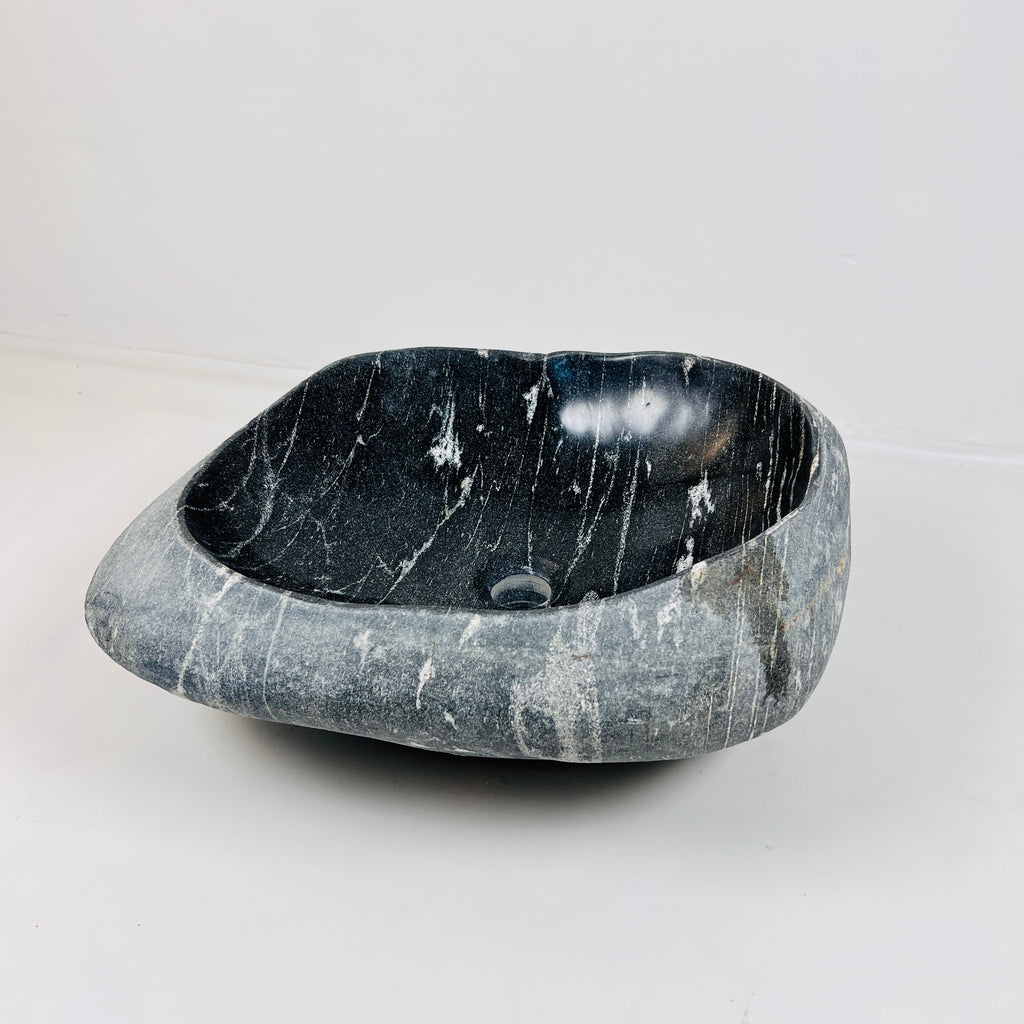 Black Shard River Stone Sink