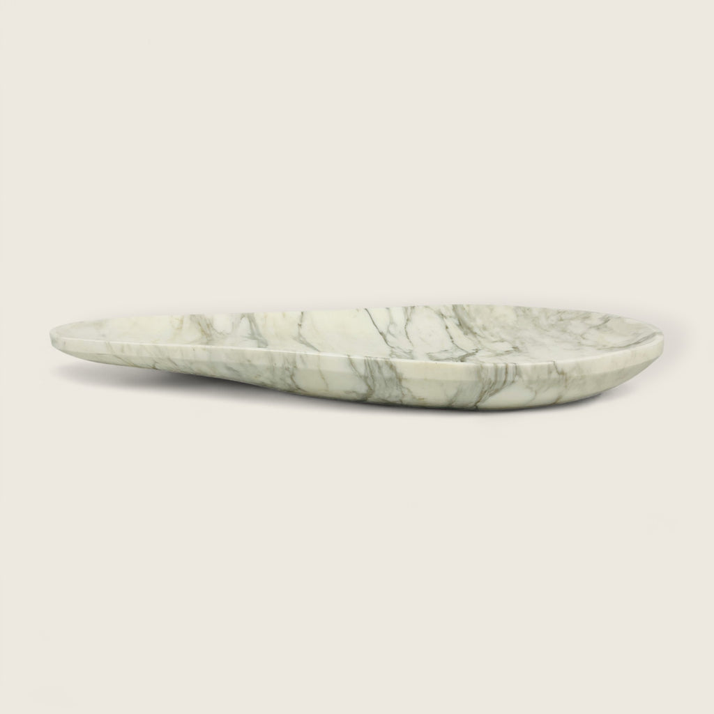 Tear Drop Grey Lined Marble Sink