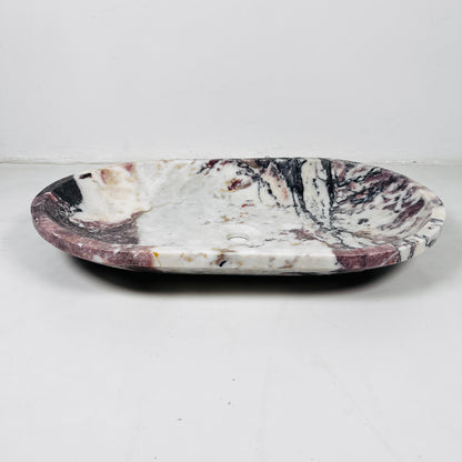 Oblong Sink - Red & White