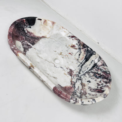 Oblong Sink - Red & White