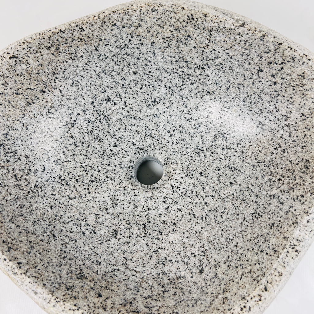 Speckled Eggshell River Stone Sink