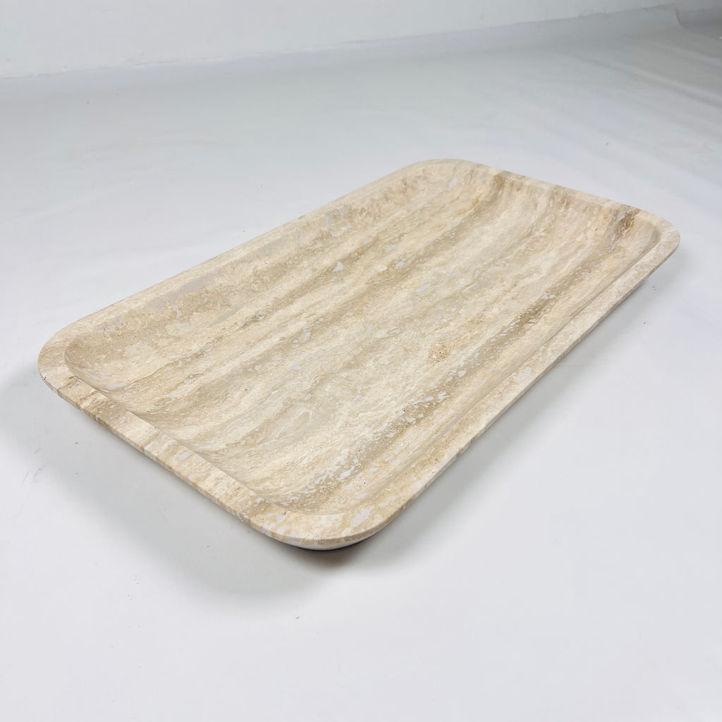 Carlotta Travertine Tray