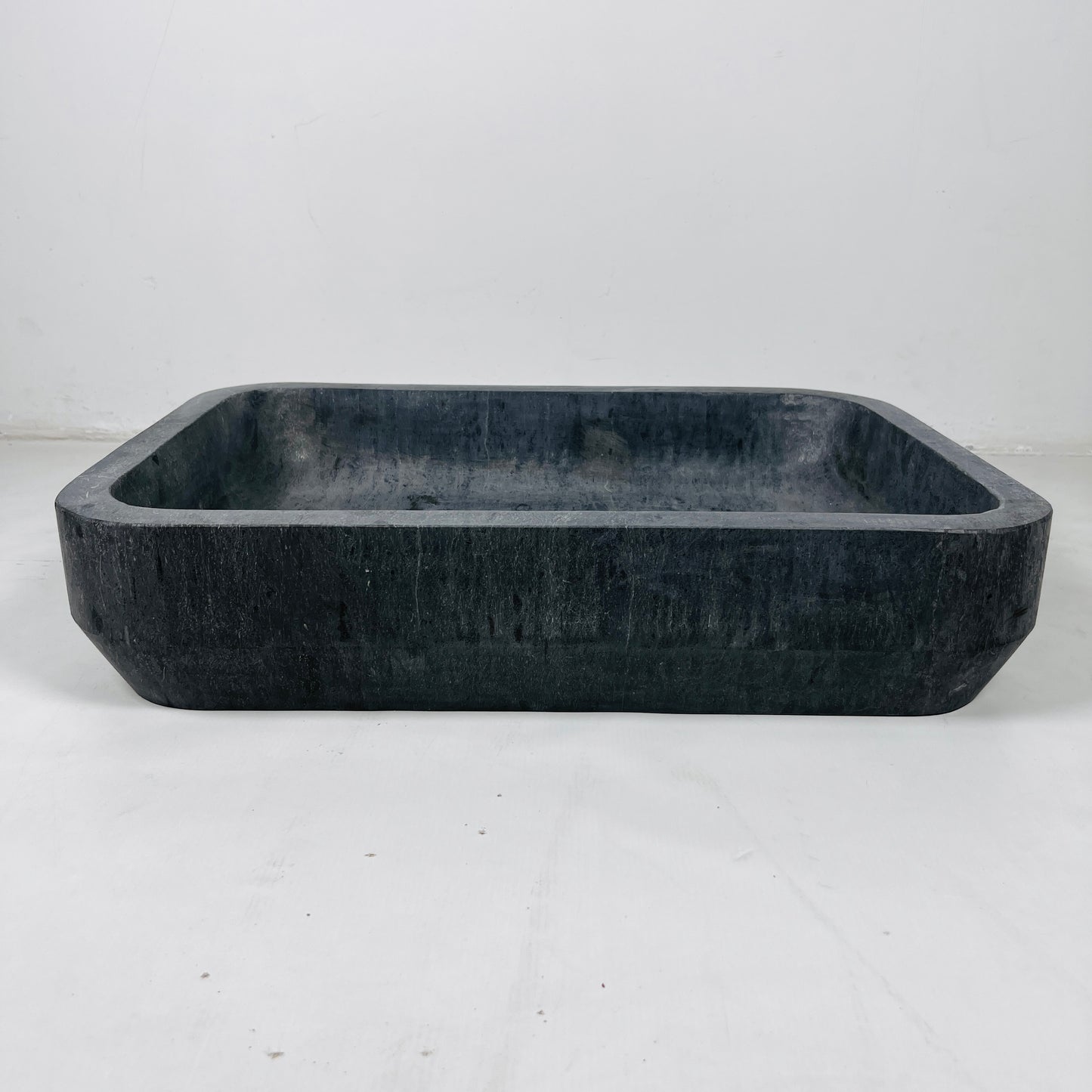 Rounded Rectangle Sink - Matte Black