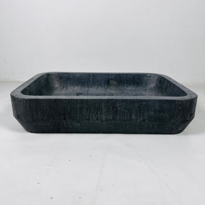 Rounded Rectangle Sink - Matte Black