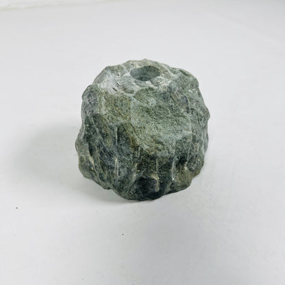 Organic Stone Candle Stand - Green