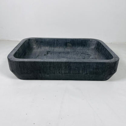 Rounded Rectangle Sink - Matte Black