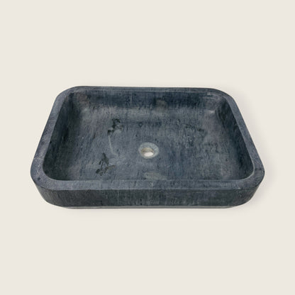 Rounded Rectangle Sink - Matte Black